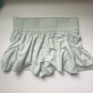 Free People Movement size: S “Get Your Flirt On Shorts”- Light Green
